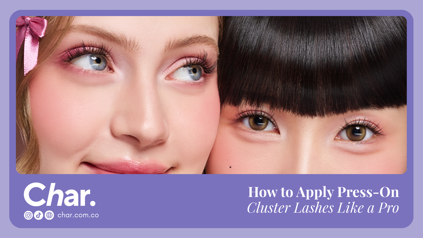 How to Apply Press-On Cluster Lashes Like a Pro
