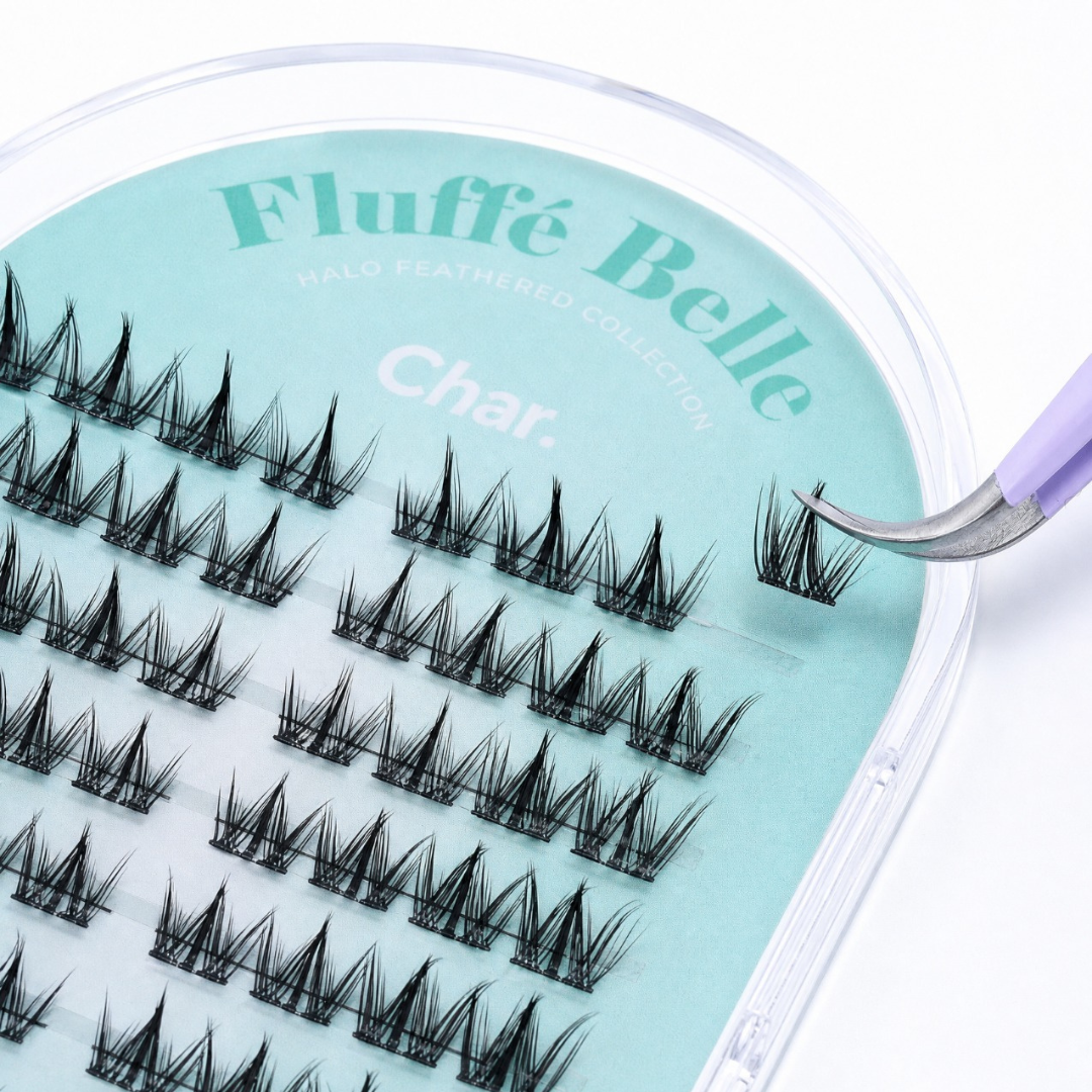 Fluffe Belle - Dramatic, Faux, Volume | Pre Glue | 5 to 10 days wear