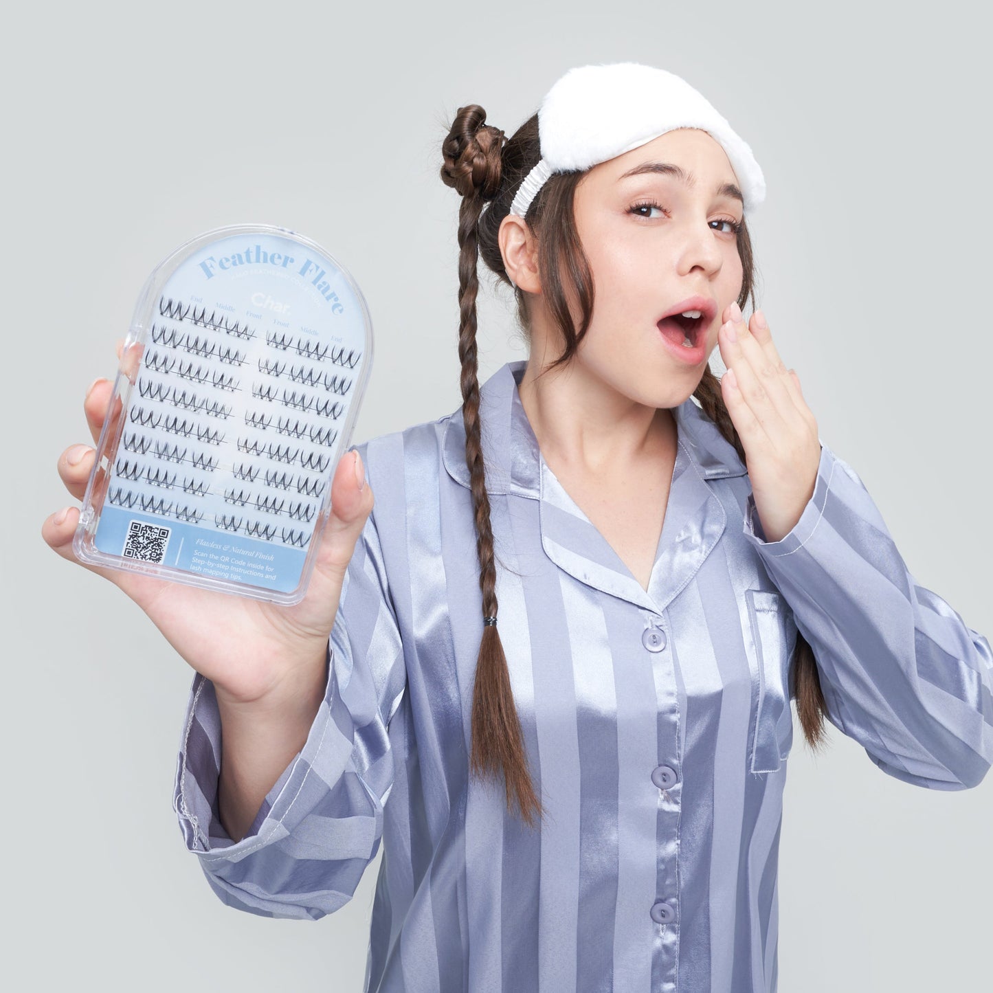 Feather Flare - Natural, Subtle, Lightweight| Pre Glue | 5 to 10 days wear